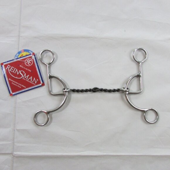 Reinsman Stage C Half Wonder Snaffle Bit - 305 - Picture 1 of 2